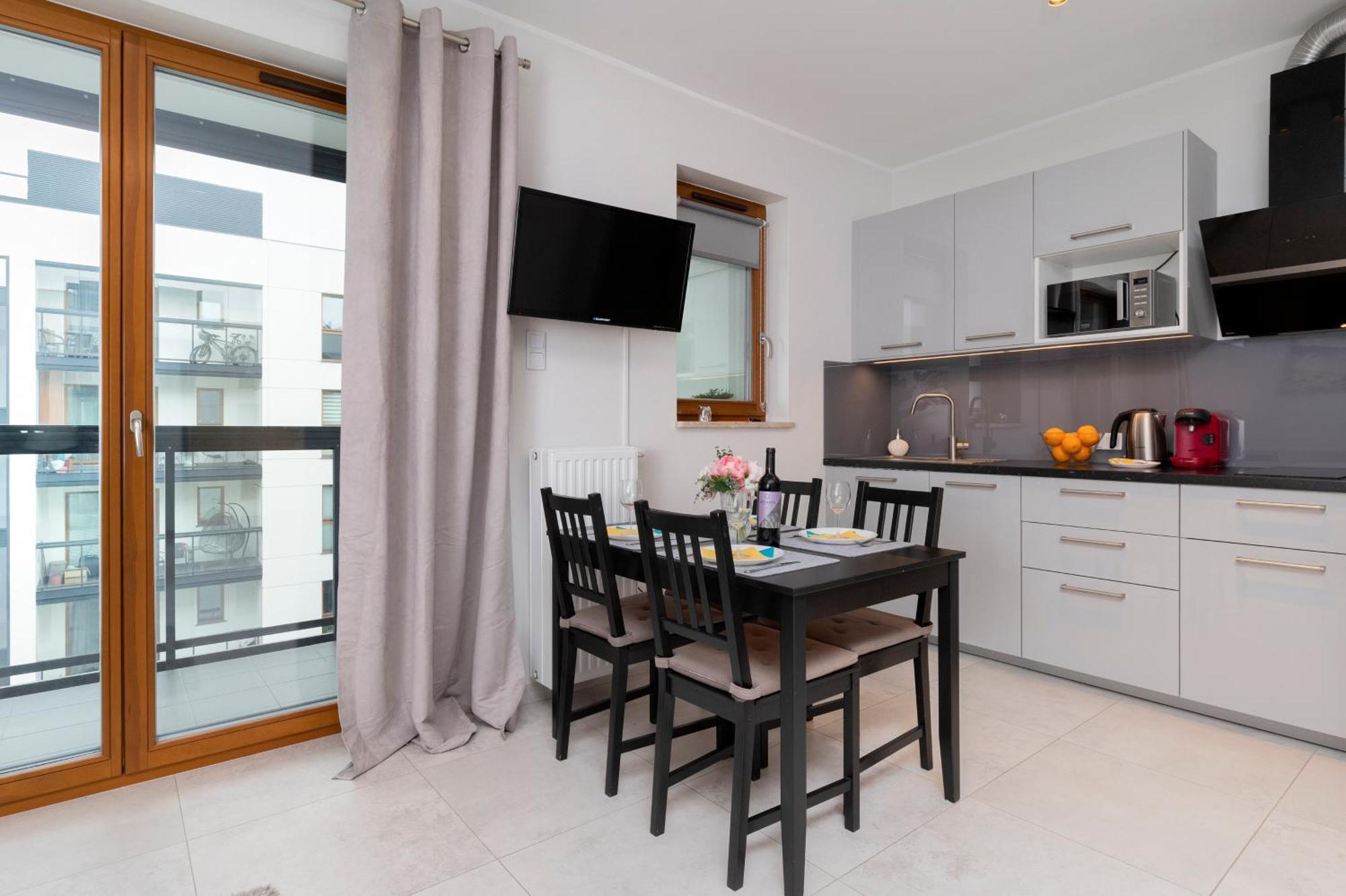 Apartament Z Widokiem Na Morze Obok Parku Millenium W Gdansku By Noclegi Renters Exterior foto